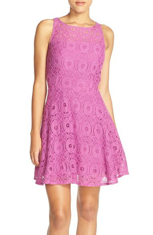 Lace Fit & Flare Dress - Shop By Instagram App Demo